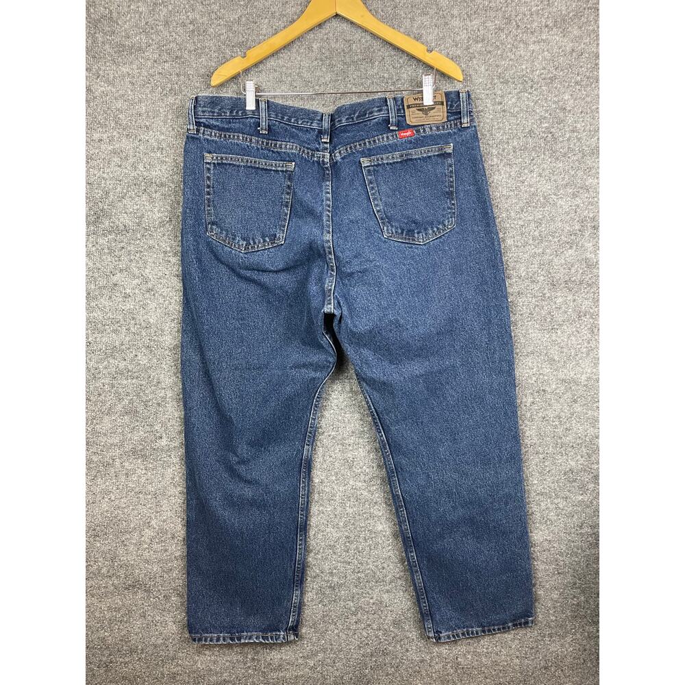 Wrangler Jeans Men's 42 X 30 Blue Relaxed Fit 100% Cotton - Picture 4 of 9
